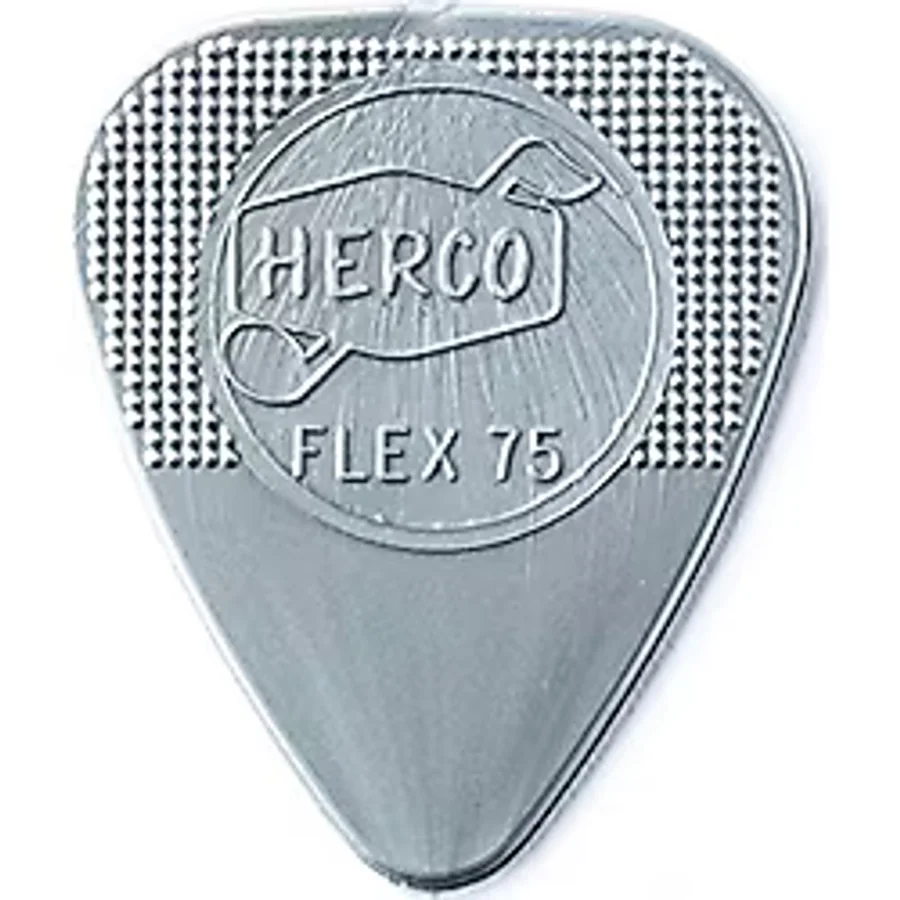 Jim Dunlop Flex75 gitar penası, ağır, gümüş, 12 adet