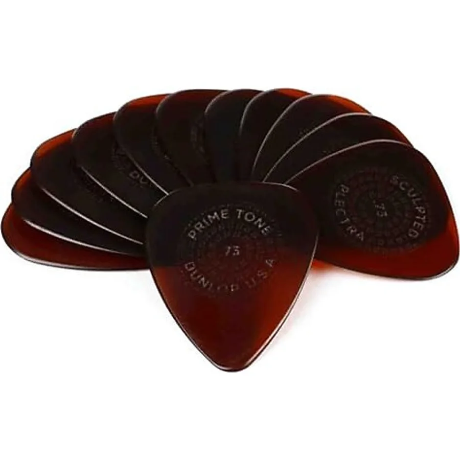 JIM DUNLOP Primetone Standart .73 mm Kavramalı Plectra, 12'li Paket