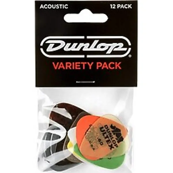 Jim Dunlop PVP112 Pick Acoustic Var 12li Paket Pena