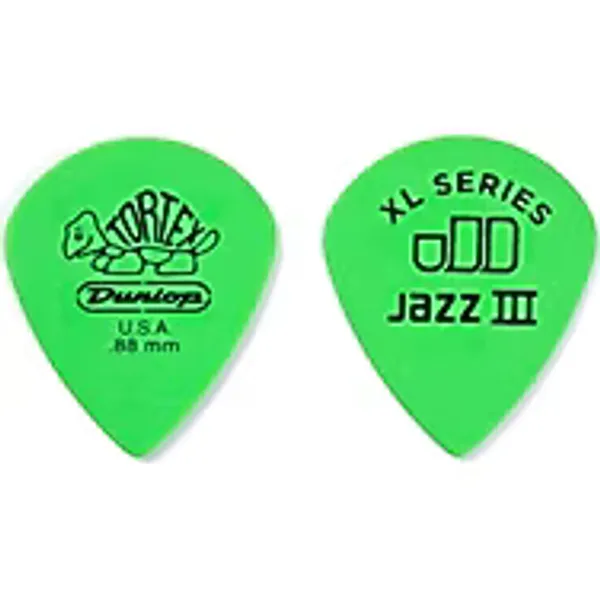 Jim Dunlop Tortex Green Jazz III XL Pena (0.88mm)