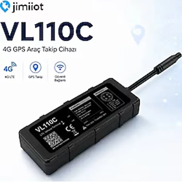 Jimiiot Jimi Iot VL110C 4g Gps Araç Takip Cihazı Uzaktan Motor Durdurma 9-90V IP65