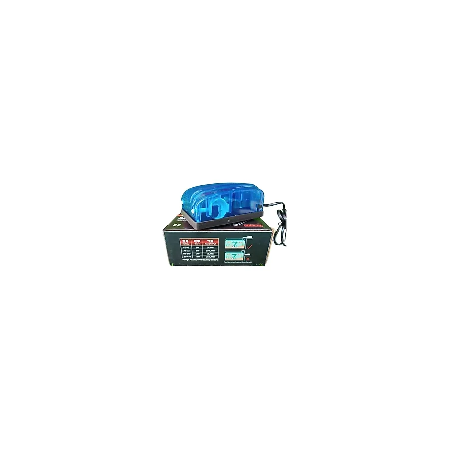 Jingye Çift Çıkışlı Akvaryum Hava Motoru Mavi 5W, 2x4L/Min