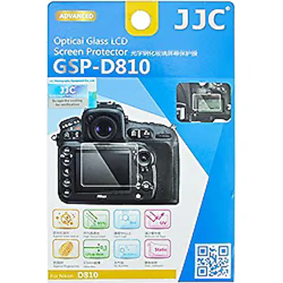 JJC LCD Optik Cam Ekran Koruyucu Folyo Nikon D810 için