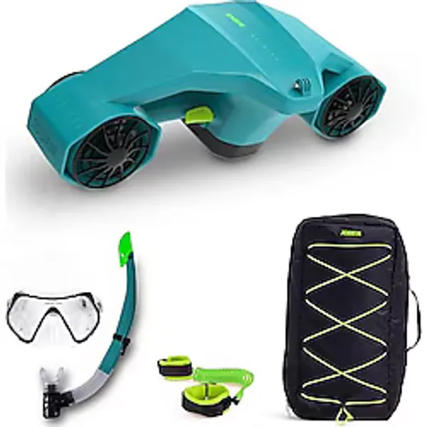 Jobe Infinity Mavi Su Altı Scooter Seti Termoplastik Malzeme ile Dalış Keyfi