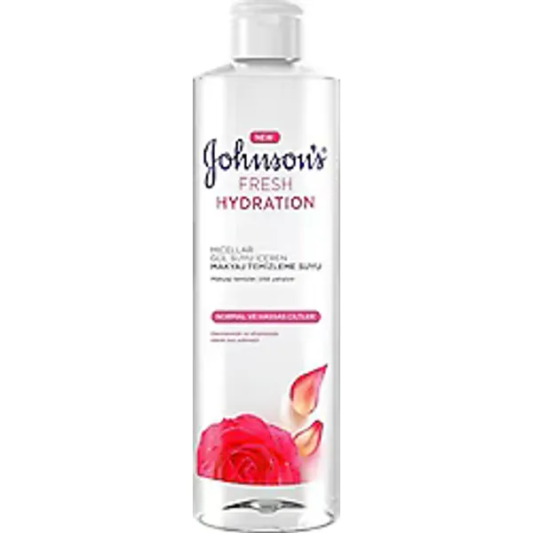 Johnson's Baby Fresh Hydration Micellar Gül Suyu içeren 400 ml Makyaj Temizleme Suyu