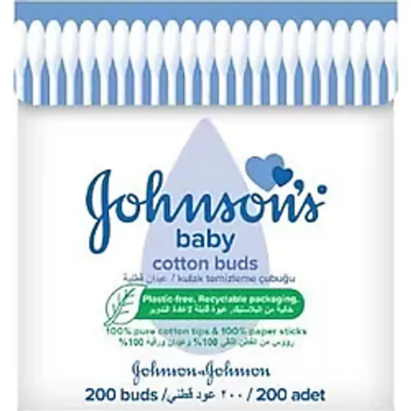 Johnsons Baby Cotton Buds Kulak Temizleme Çubuğu 200 Adet