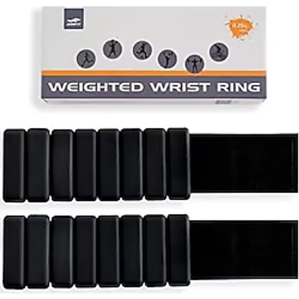 Joinfit Pro El ve Ayak Bilek Ağırlığı 250 gr x 2 Adet Ayarlanabilir Ağırlıklı Bileklik Spor ve Fitness Ekipmanı (Siyah)