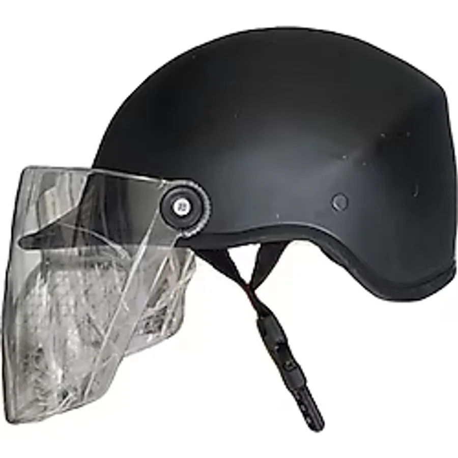 Jokey Kask Camlı Mat Siyah (Yerli Üretim)