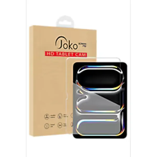 Joko Apple İpad 2025 10.9 10.Nesil (A16) 2İn1 Hd Tablet Cam Ekran Koruyucu - Şeffaf