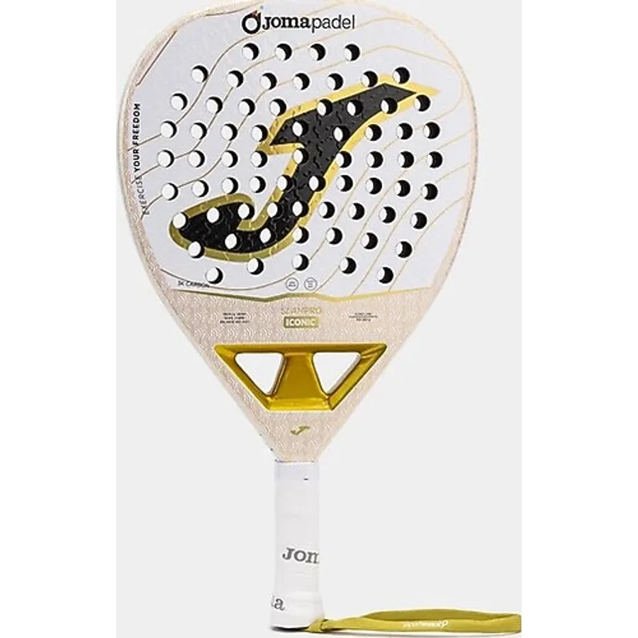 Joma Slam Pro Iconic Padel Raketi Beyaz/Altın 401913.001