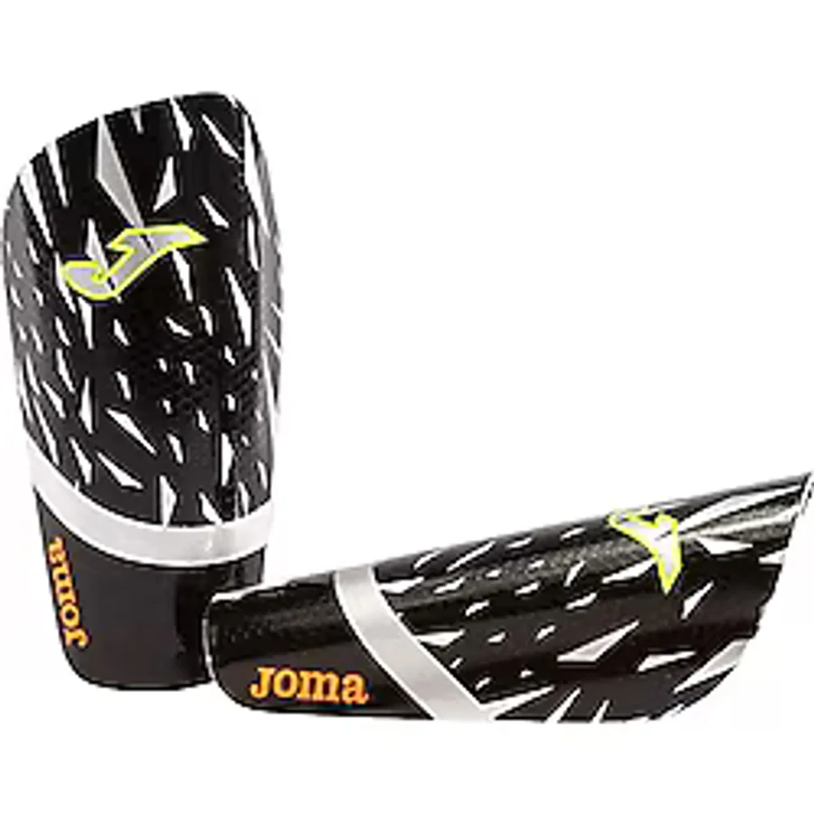 Joma Spider Shin Guards Black Silver Siyah Erkek Tekmelik