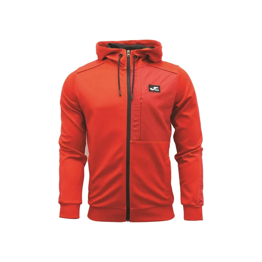 JOMA / SWEAT KAPŞONLU FULL ZIP POLY.CRUSH M ERKEK KIRMIZI