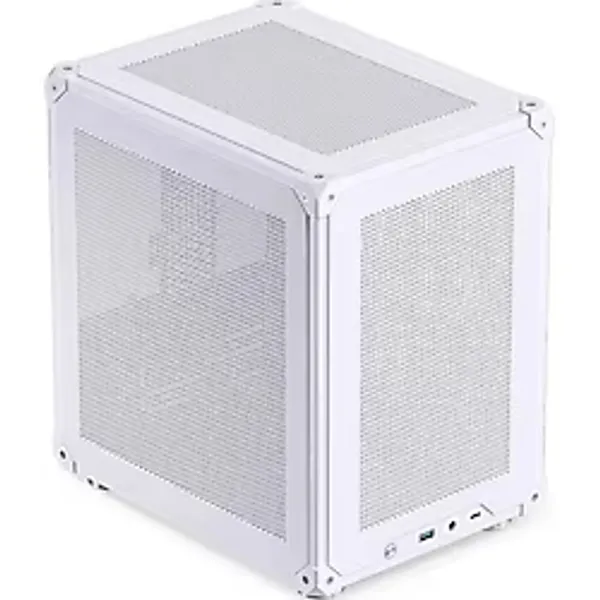Jonsbo C6 Mesh PC Kasası Usb-C Bağlantısı Çıkarılabilir Paneller Çelik Micro-Atx Beyaz