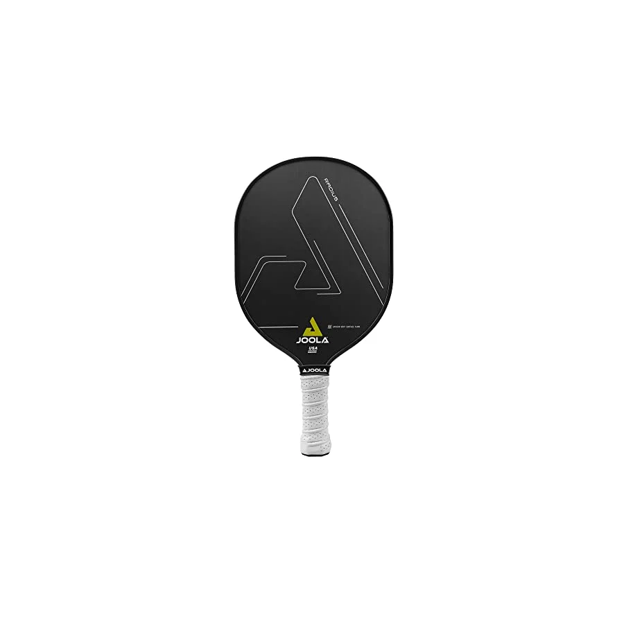 JOOLA Dokulu Karbon Kavrama Yüzeyli Radius Pro Pickleball Küreği - Daha Fazla Döndürme ve Maksimum Kontrol Yaratır - En Büyük Tatlı Nokta - Tepki Polipropilen Petek Çekirdekli 14 mm Pickleball Raketi