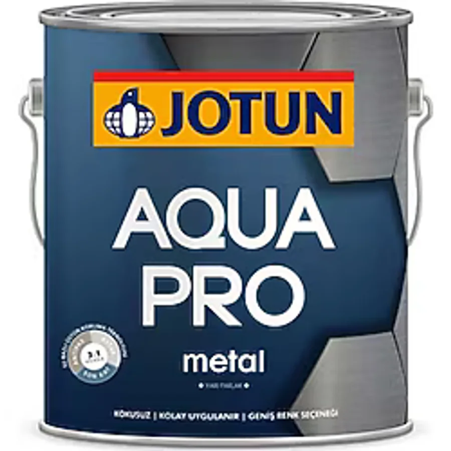 Jotun Aqua Pro 2.25 lt Yarı Parlak Metal Boyası