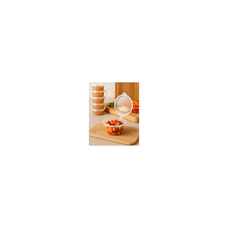 Jouis Saklama Kabı Sos 50 Adet 120 ml - 4 oz Kemik Suyu, İlik Suyu, Anne Sütü, Sos ve Püre Dondurucu Uyumlu Buzluk Kabı, Sızdırmaz Kapaklı (BPA İÇERMEZ - KALİTELİ)