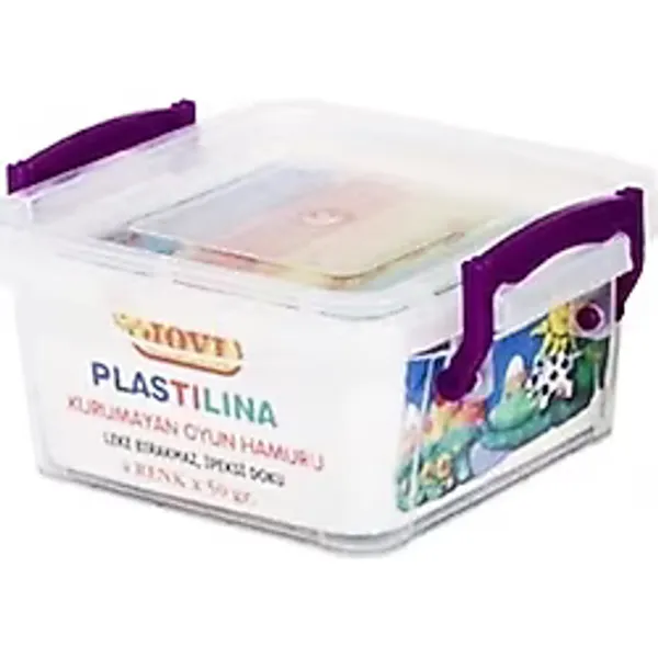 Jovi Plastilina 4 Renk Kurumayan Oyun Hamuru