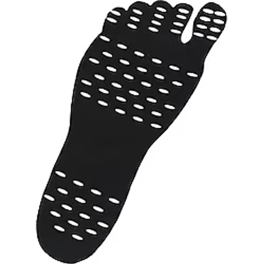 Joysmart Foot Pad Deniz Ayakkabısı Terlik Insole Kaymaz Plaj Havuz Spa Ayak Bandı - Siyah