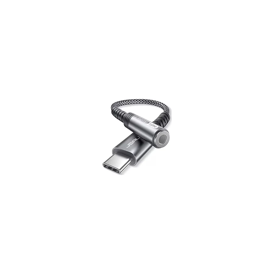 Jsaux Usb-C Type-C To 3,5 mm Kulaklık Jack Hifi Adaptörü USB C - Aux Ses Dönüştürücü Kulaklık Aparatı Kablosu Samsung Galaxy S23 S23+ S23 Ultra S22 S21 S20 Plus/ultra, iPad Pro, MacBook Uyumlu CM0011