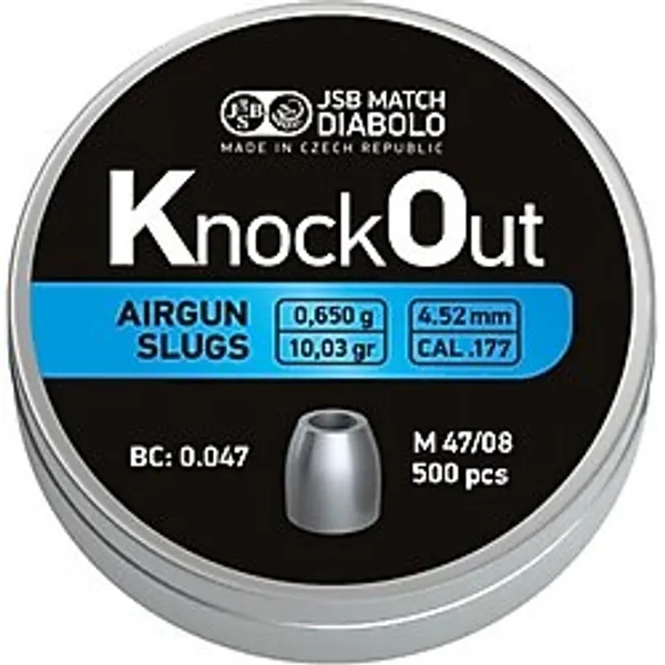 JSB DIABOLO KNOCKOUT 4.52 MM HAVALI SACMA (CAL177)