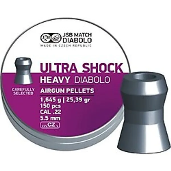 JSB ULTRA SHOCK HEAVY 5.52 MM HAVALI SACMA