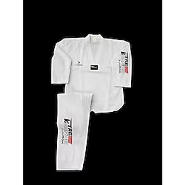 Jumok Taekwondo/tekvando Acemi Elbise Kıyafeti Dobok Beyaz Yaka Ç Beyaz