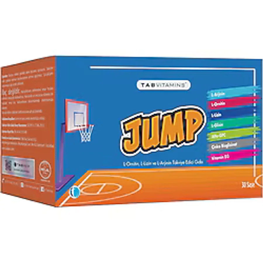 Jump 30 Saşe L-Arjinin, L-Ornitin, L-Lizin, Alfa Gpc - Aromasız