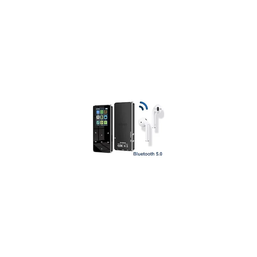 JUNGLEE Bluetooth Lu Mp3-mp4 Çalar Ses Kayıt Fm Radyolu Şarjlı Mp4 Player Dahili Hoparlör 8gb Hafızalı