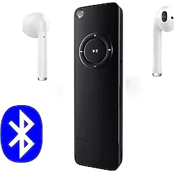 JUNGLEE Bluetooth Lu Mp3 Player Dahili Hoparlör Kablolu Ve Kablosuz Kulaklık Ile Kullanabilme Mini Mp3 Çalar
