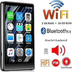 JUNGLEE WİFİ MP3-MP4 PLAYER 4 İNÇ EKRANLI 16GB ANDROİD MÜZİK ÇALAR