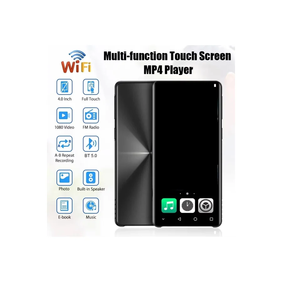 JUNGLEE Wifi Mp3-mp4 Player 5 Inç Ekranli 32gb Android Müzik Çalar Fm Radyo Bluetooth Alarm