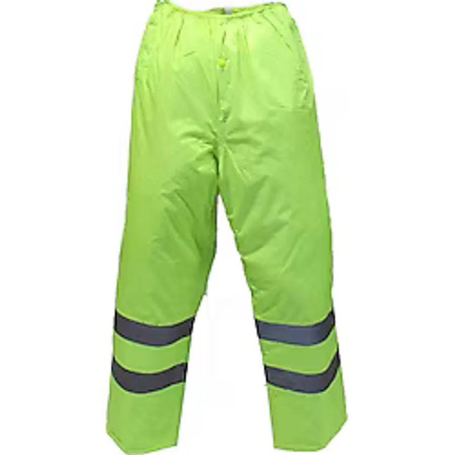Junior JN1026 Kapitoneli Su ve Rüzgar Geçirmez İş Pantolon - Sarı - 3XL
