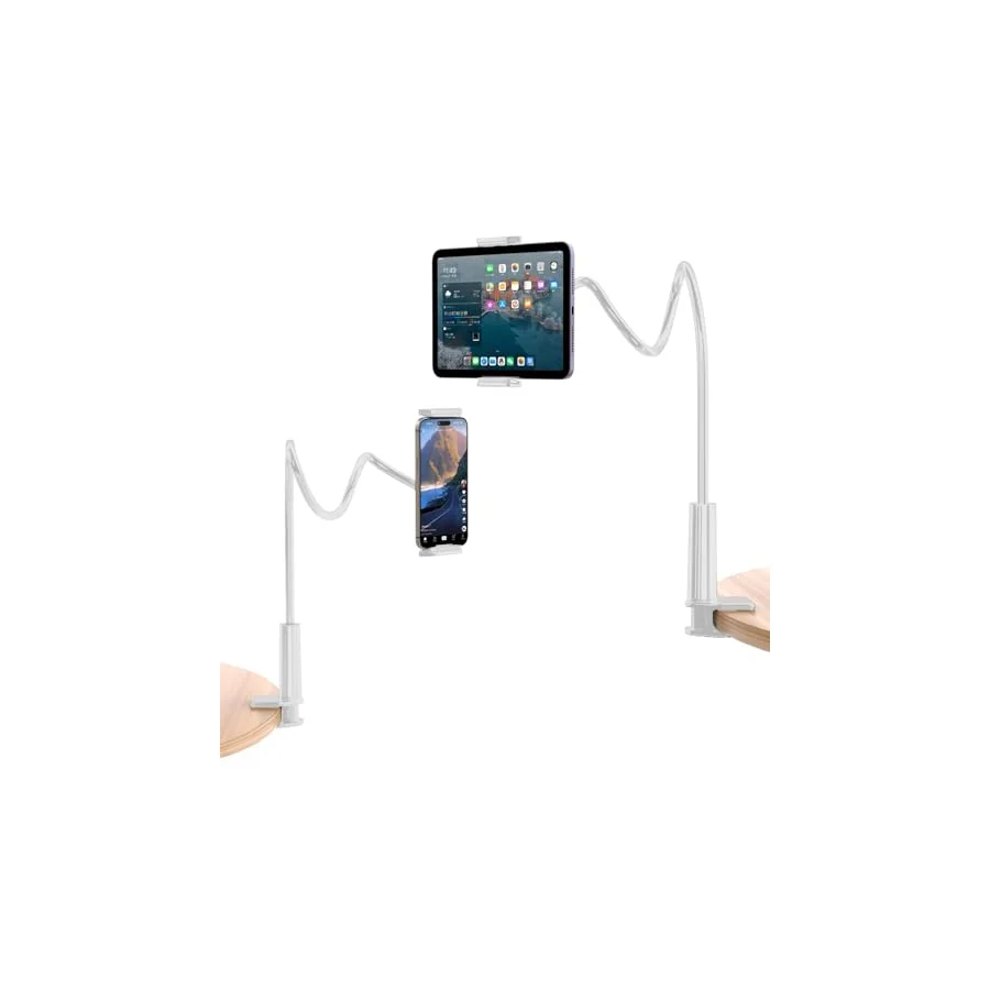 Juo 90 CM Akrobat Esnek Tablet ve Telefon Tutucu Stand Siyah