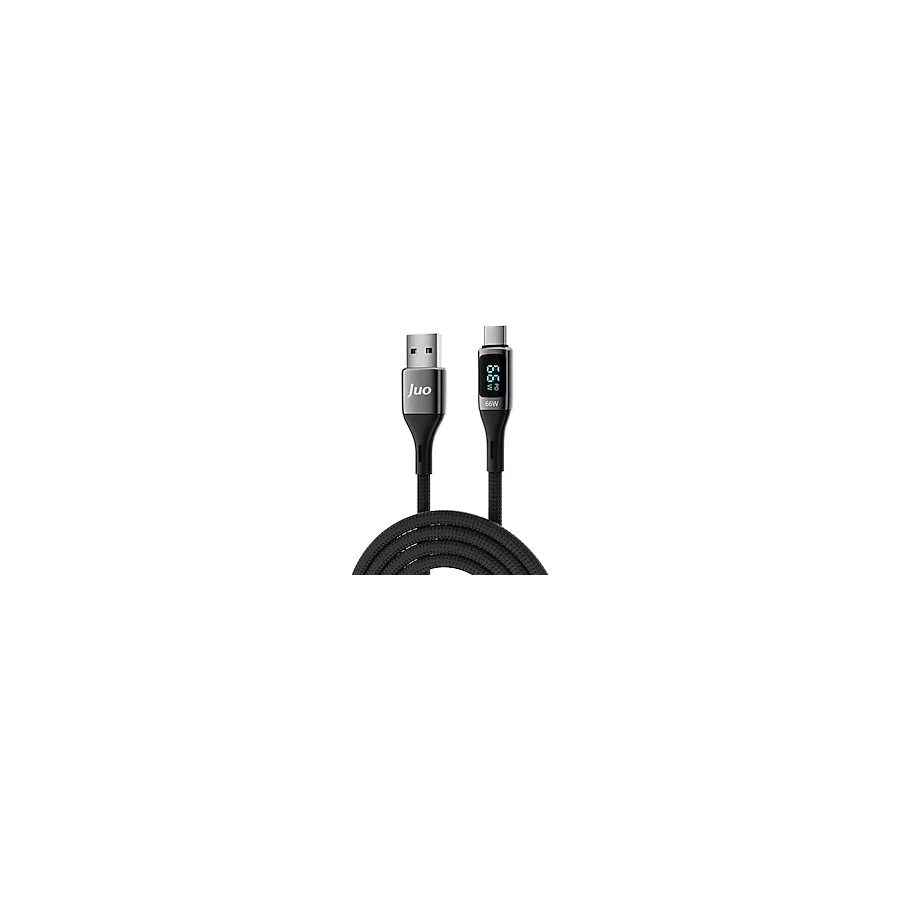 Juo JCBL662 66 W 2 m Led Ekranlı USB to Type-C Hızlı Şarj Kablosu