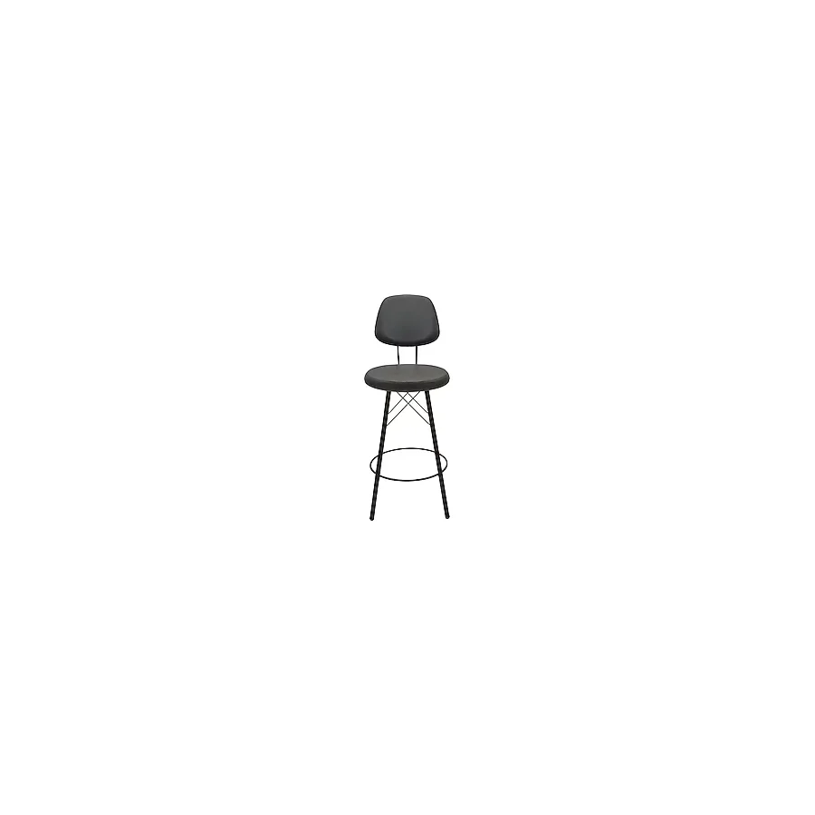 Just Home Soho Metal Bar Taburesi - Siyah - 102,5x38x38 cm