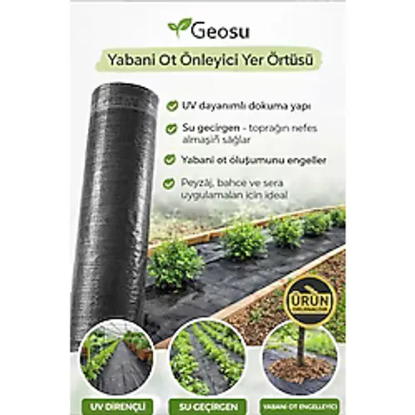 Jüt /malç Taban Örtüsü-Sera Yerörtüsü-Peyzaj Uygulama Örtüsü Yabani Ot Engelleme Örtüsü(1,50x50 Mt)