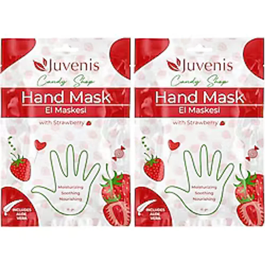 Juvenis Candy Shop Çilekli El Maskesi 2li paket