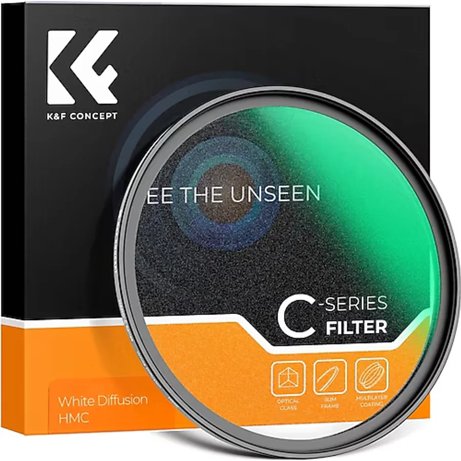 K&F CONCEPT 52mm White Pro Mist 1/4 Nano-c Sinematik Efekt Filtre