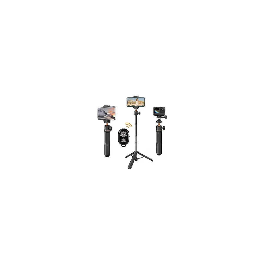 K&F Concept 60Cm Selfie Çubuğu & Tripod Aksiyon Kameralar Ve Cep Telefonları İle Uyumlu
