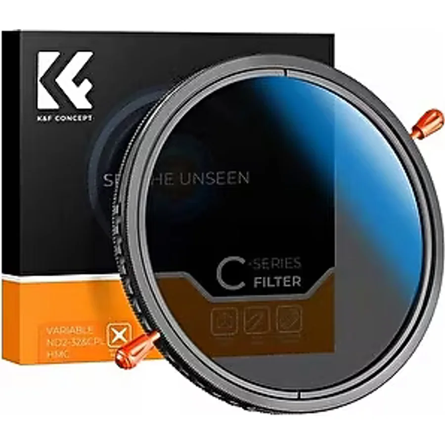 K&F CONCEPT 67mm 2in1 Değişken ND2-ND32 + CPL Filtre / Nano -C serisi Kaplama