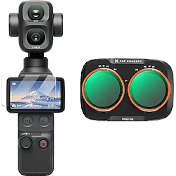 K&F Concept Dji Osmo Pocket 4P İçin Değişken ND Filtre (ND2-32)