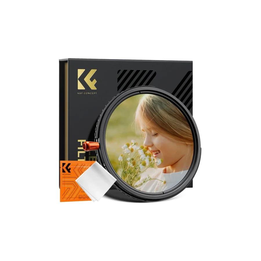 K&F Concept K&F 82mm 3 in 1 Filtre - ND2-32 1-5 Kademeli CPL ve Black Mist 1 /4