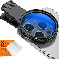 K&F CONCEPT Klipsli 52mm CPL Filtre Seti - Tüm telefonlarla uyumludur