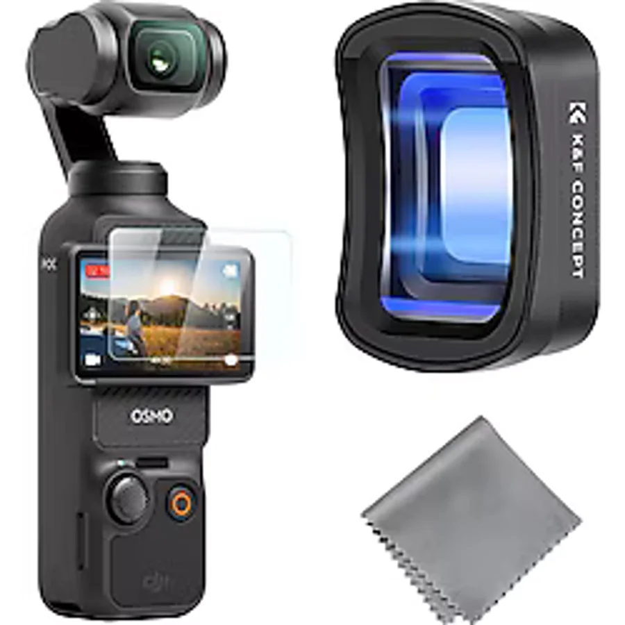 K&F Concept Magnetic 1.2X Anamorfik Lens ( DJI Osmo Pocket 3 Combo Uyumlu )