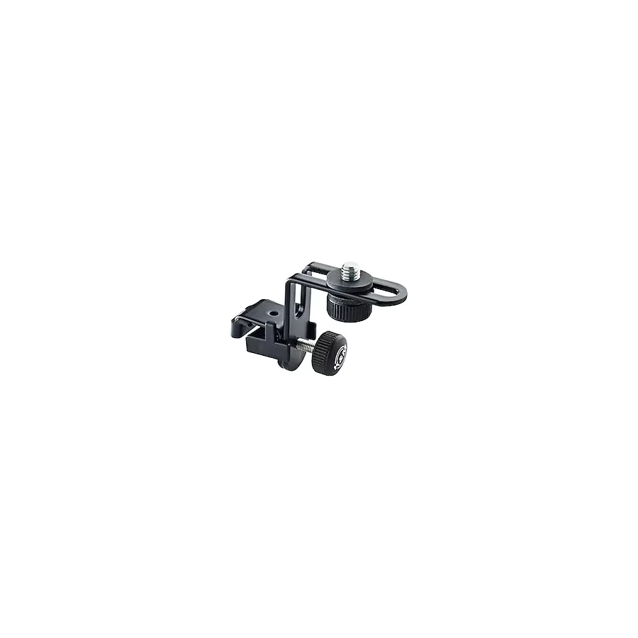 K&M 24030 davul için mikrofon tutucu, siyah, 3/8 inç dişli - mikrofonlar için tutucu - çelik, titreşim sönümlemeli