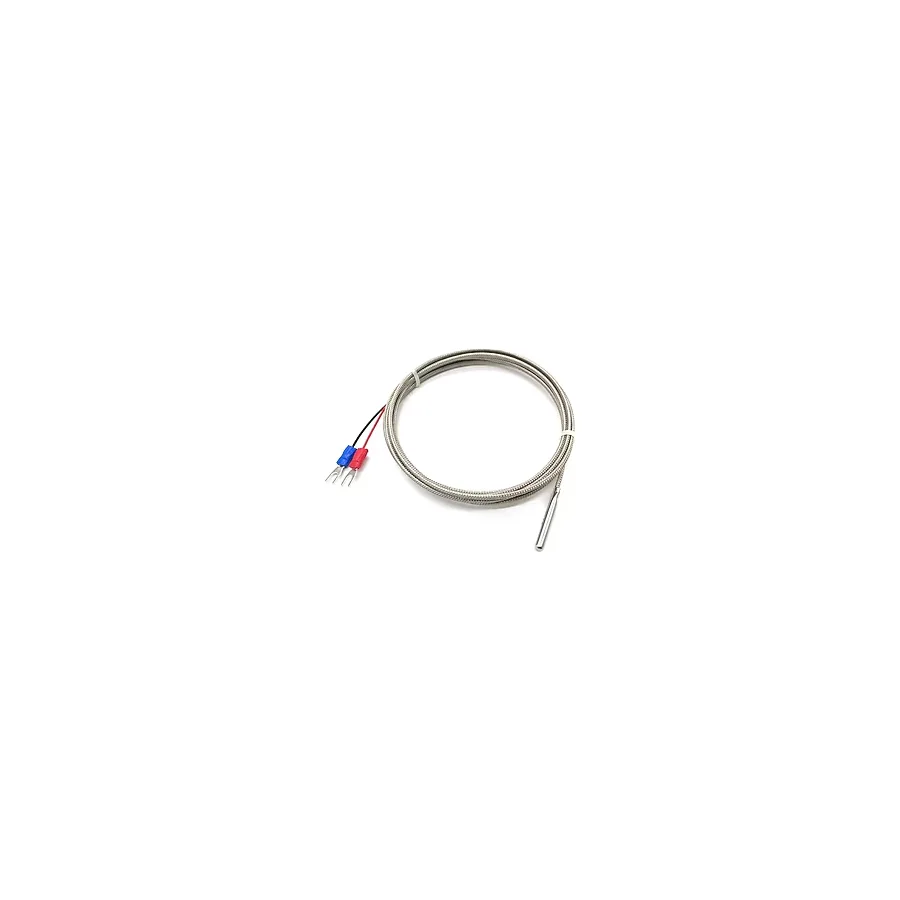K Type Thermocouple 1 Metre Silindir Tip Başlık Sıcaklık Isı Sensörü 0C / 800C Paslanmaz Çelik Prob K Tip Termostat Kazan Fırın Isıtıcı Endüstriyel Kontrol Su Geçirmez