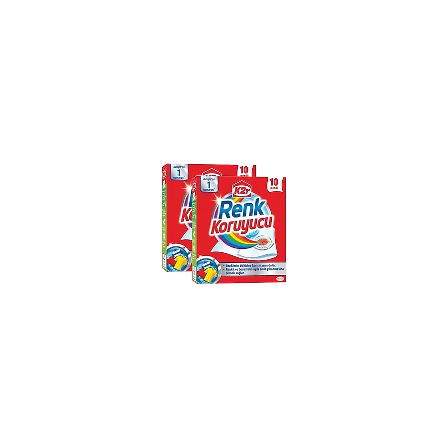 K2R Colour Catcher Renk Koruyucu Mendil 10'lu 2 Adet