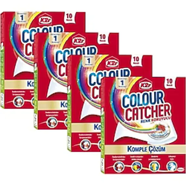 K2R Colour Catcher Renk Koruyucu Mendil 10'lu 4 Adet
