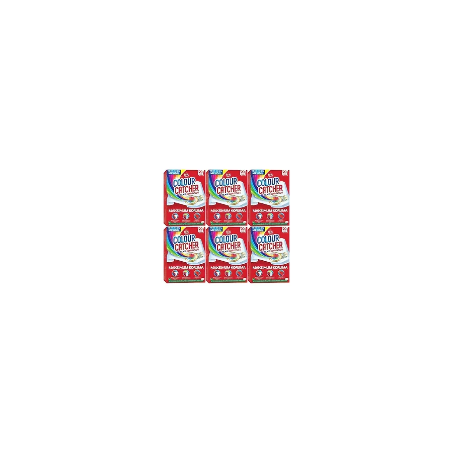 K2R Colour Catcher Renk Koruyucu Mendil 120 Li Ekonomik Pk (6PKx20)