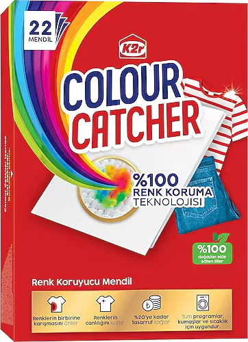 K2R Colour Catcher Renk Koruyucu Mendil 22'li